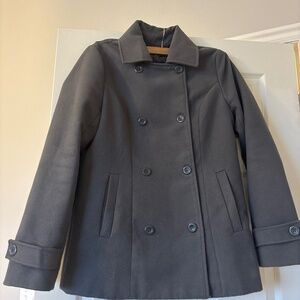 Women’s Classic Gray Peacoat
